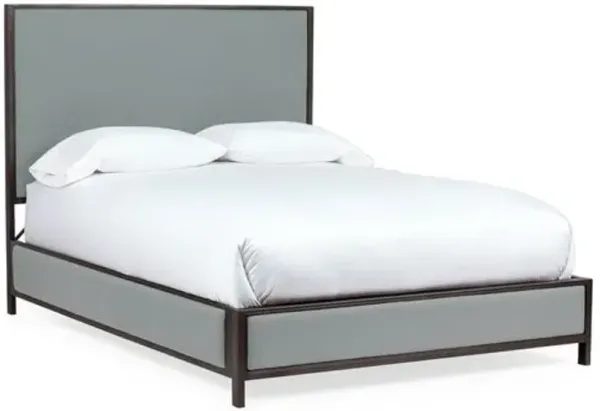 Beverly Upholstered Bed - Gray
