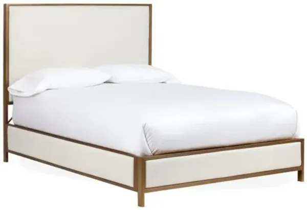 Beverly Upholstered Bed - Gold