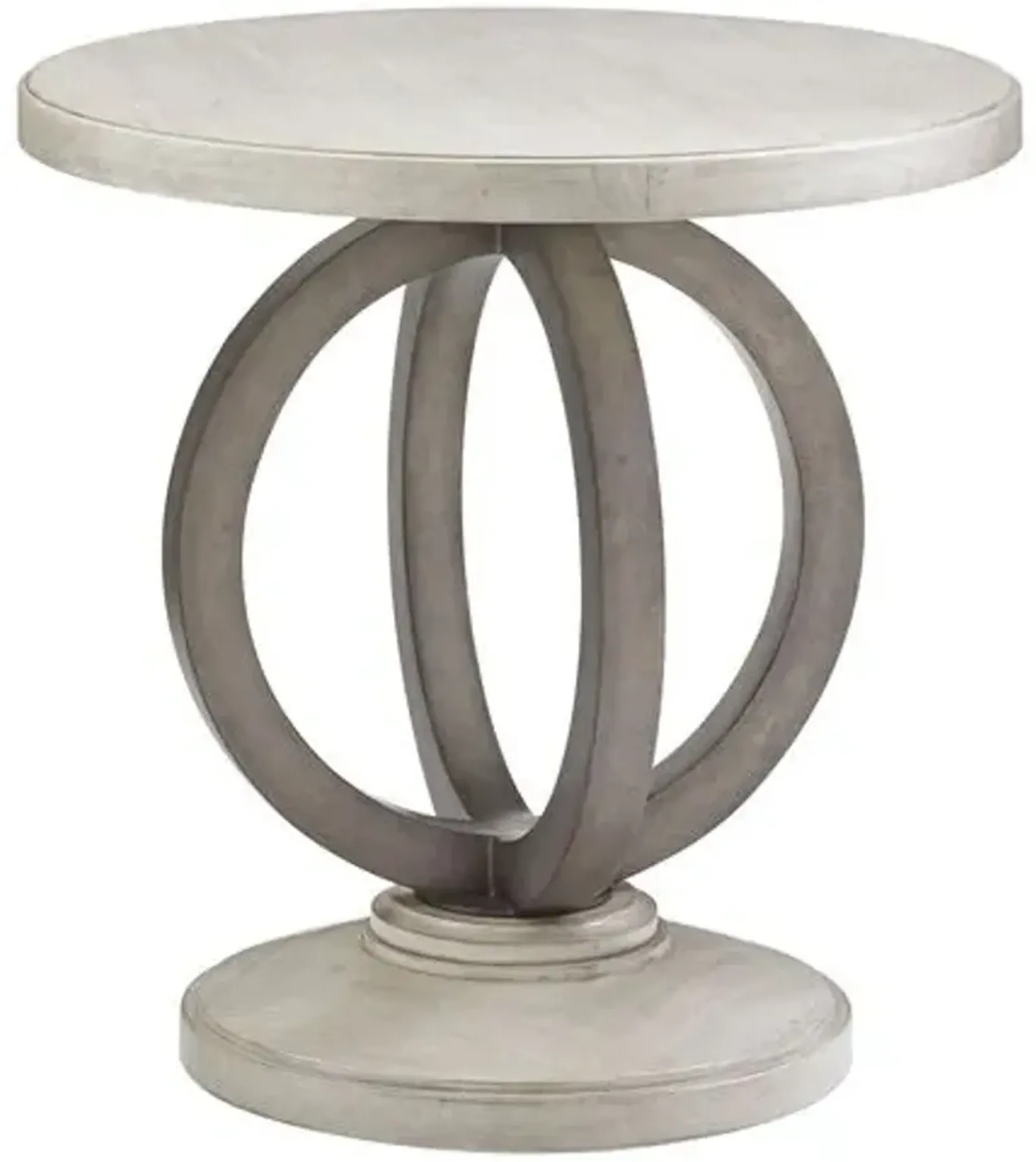 Hewlett Round Side Table - Gray