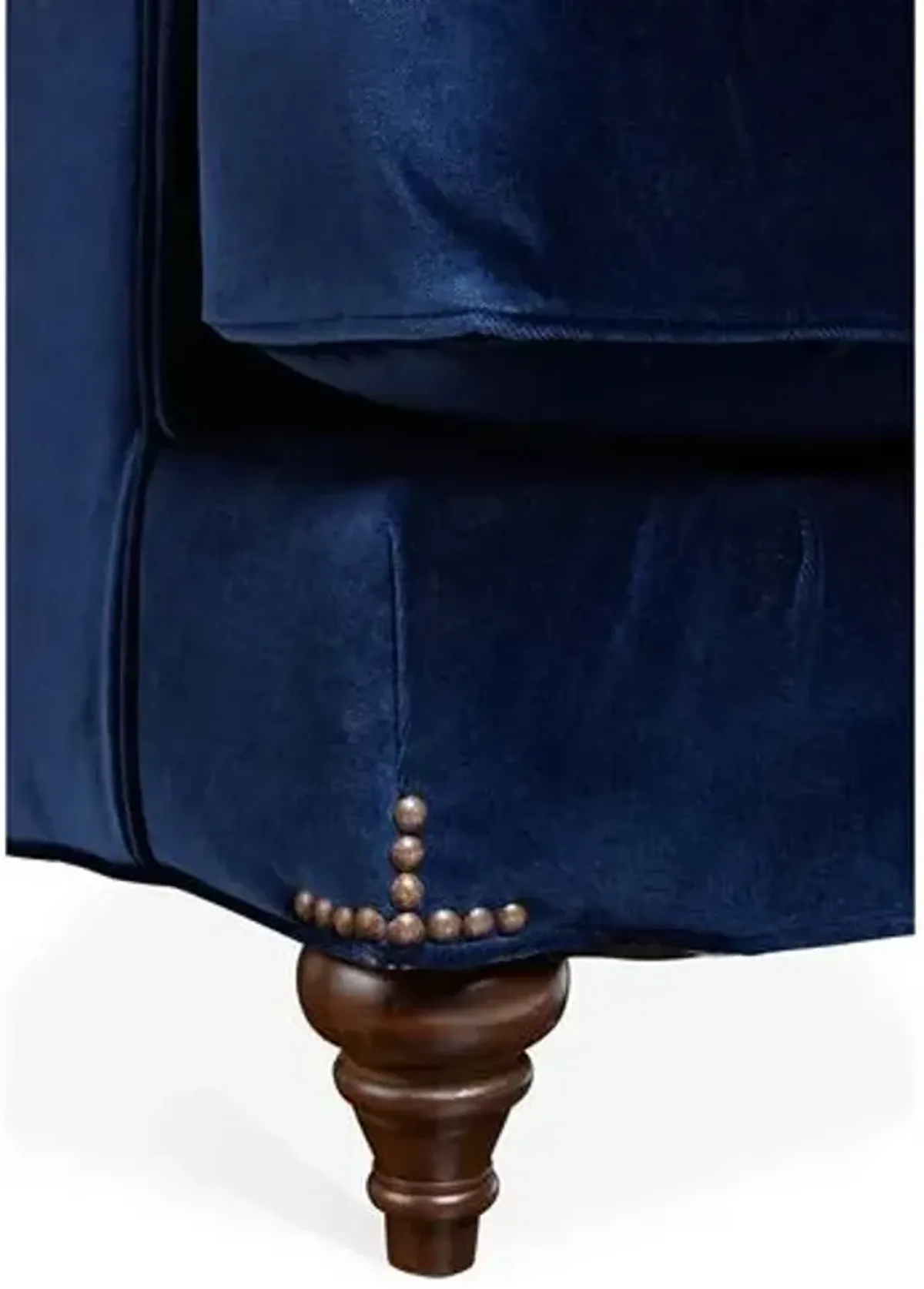 Acton Club Chair - Indigo Velvet - Miles Talbott