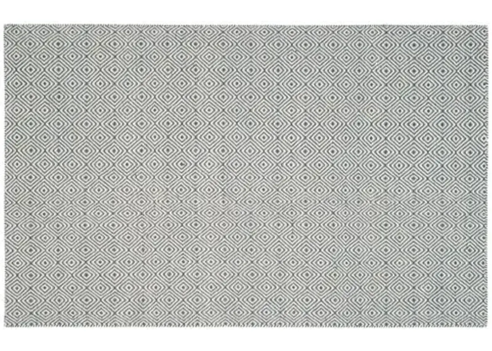 Dusan Flat-Weave Rug - Dark Gray/Ivory - Gray