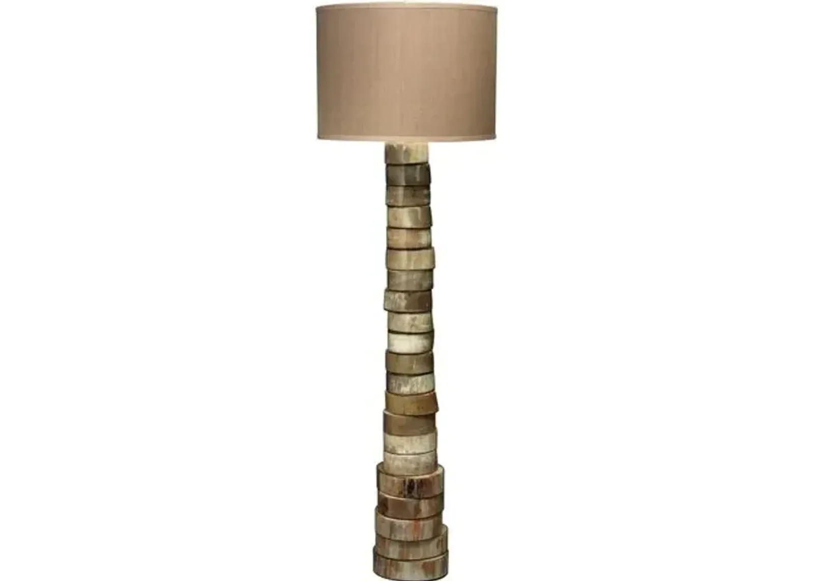 Stacked Horn Floor Lamp - Natural - Jamie Young Co.