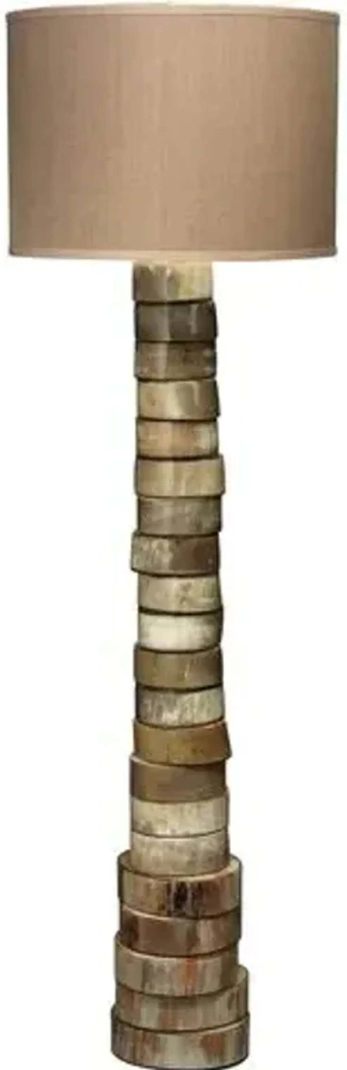 Stacked Horn Floor Lamp - Natural - Jamie Young Co.