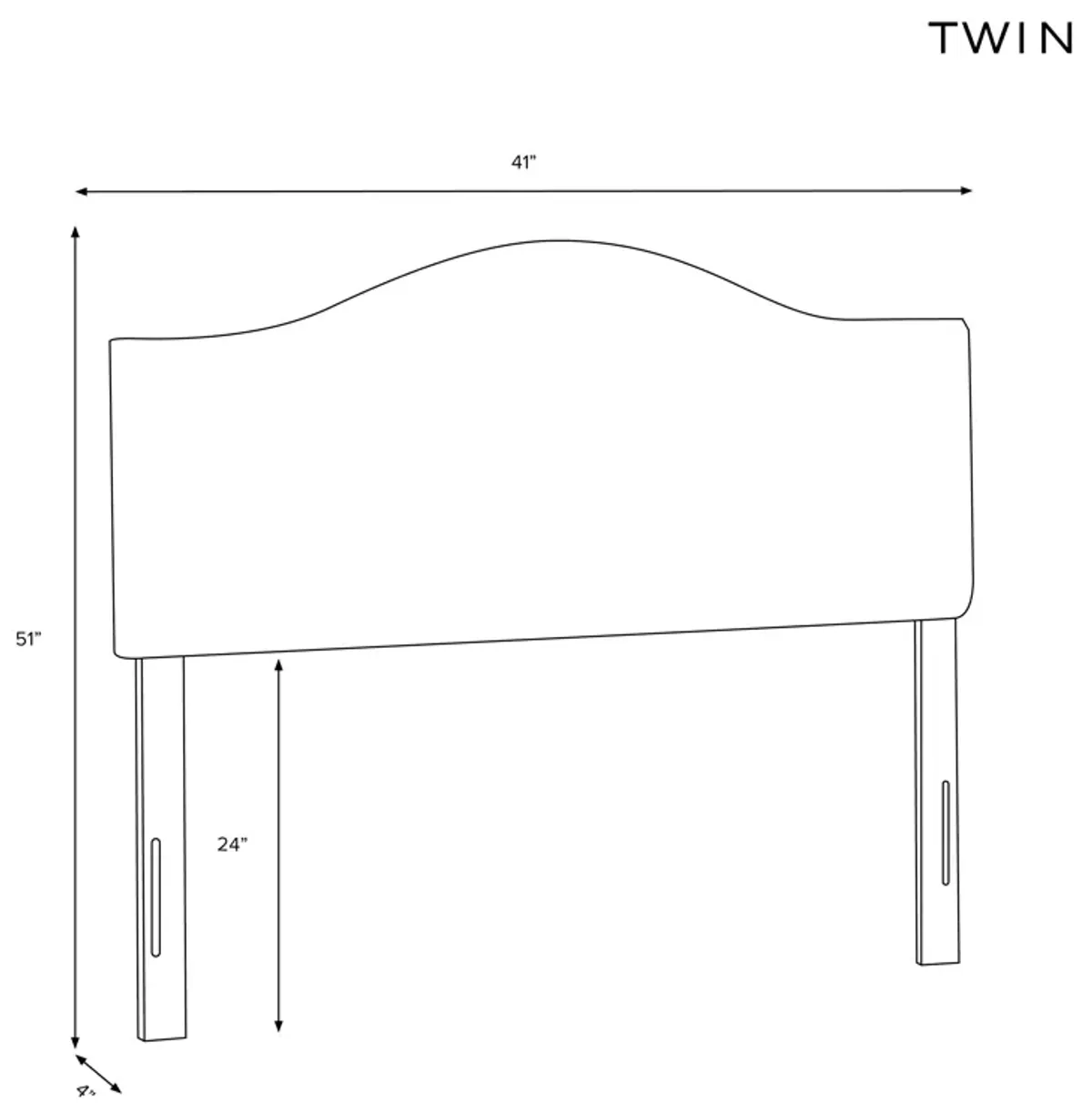 Tallman Linen Headboard - Handcrafted - Beige