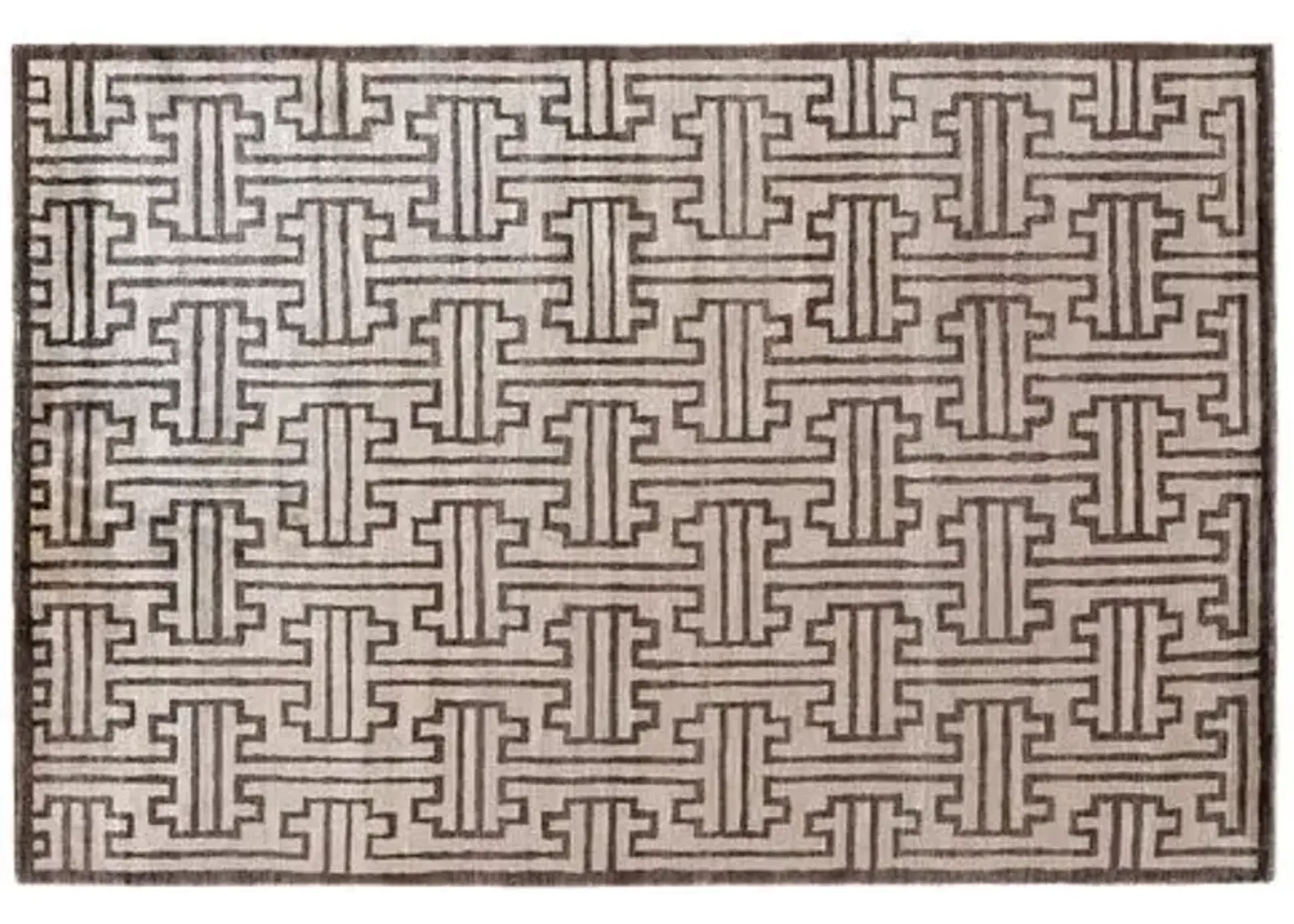 Sylvie Rug - Ivory/Chocolate - Exquisite Rugs - Brown - Brown