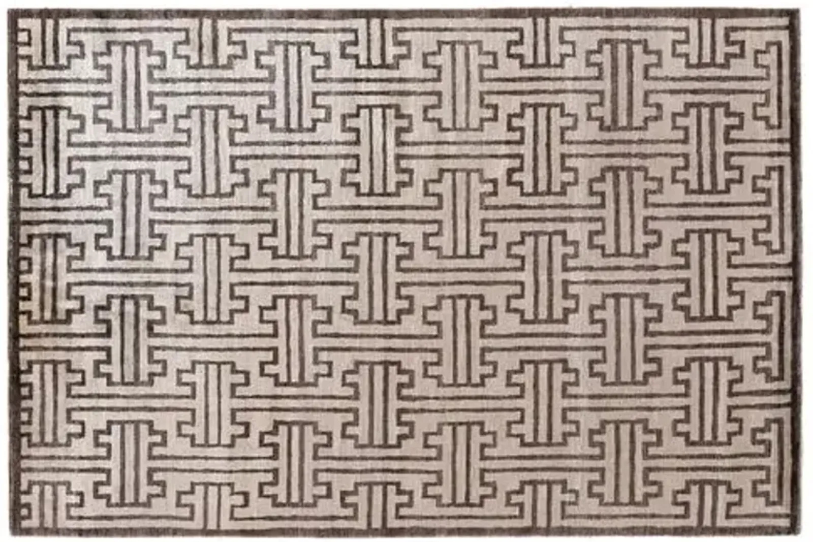 Sylvie Rug - Ivory/Chocolate - Exquisite Rugs - Brown - Brown