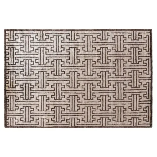 Sylvie Rug - Ivory/Chocolate - Exquisite Rugs - Brown - Brown