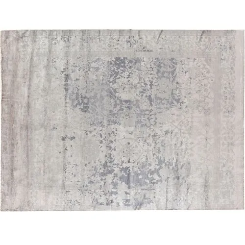 Berta Oushak Rug - Silver - Exquisite Rugs - Silver