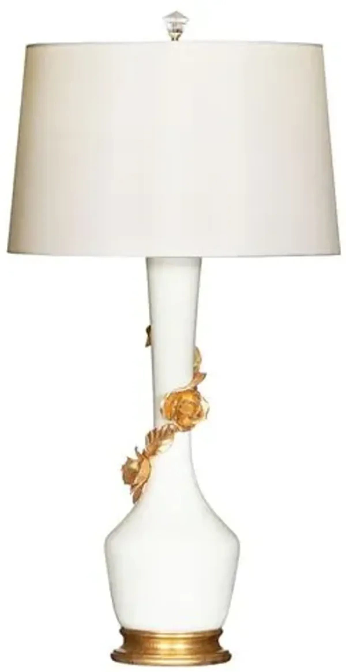 Valentina Table Lamp - White/Gold - Bradburn Home