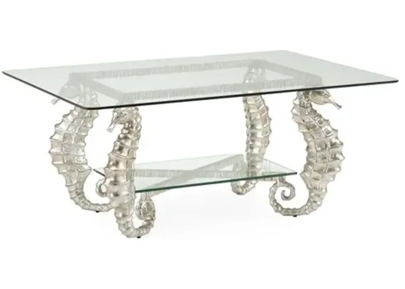 Seahorse Coffee Table - Silver - Chelsea House