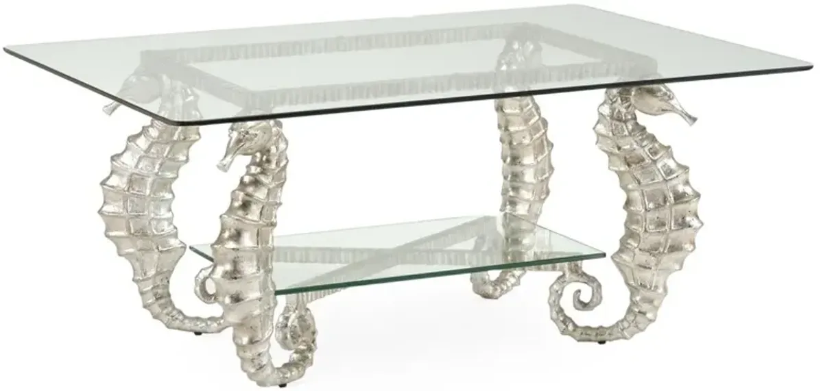 Seahorse Coffee Table, Silver