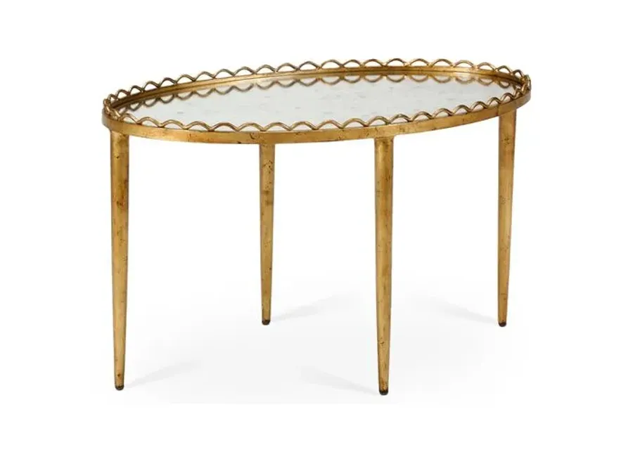 Beverly Mirrored Coffee Table - Gold - Chelsea House