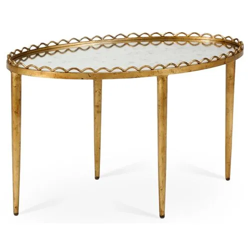 Beverly Mirrored Coffee Table - Gold - Chelsea House