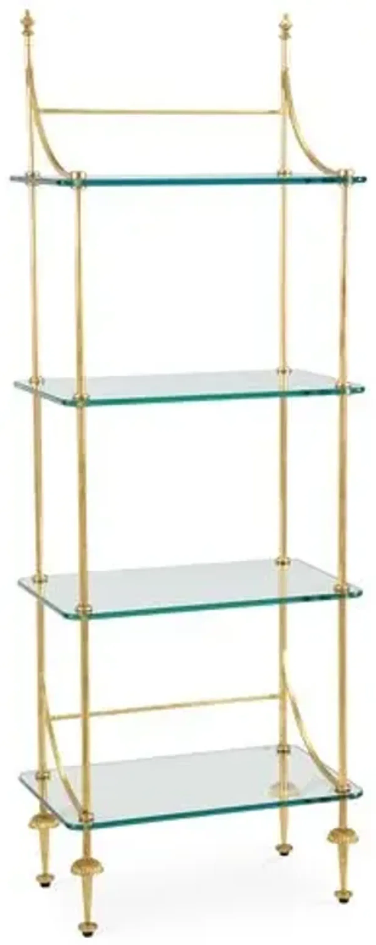 Inez 56" Étagère - Gold - Chelsea House