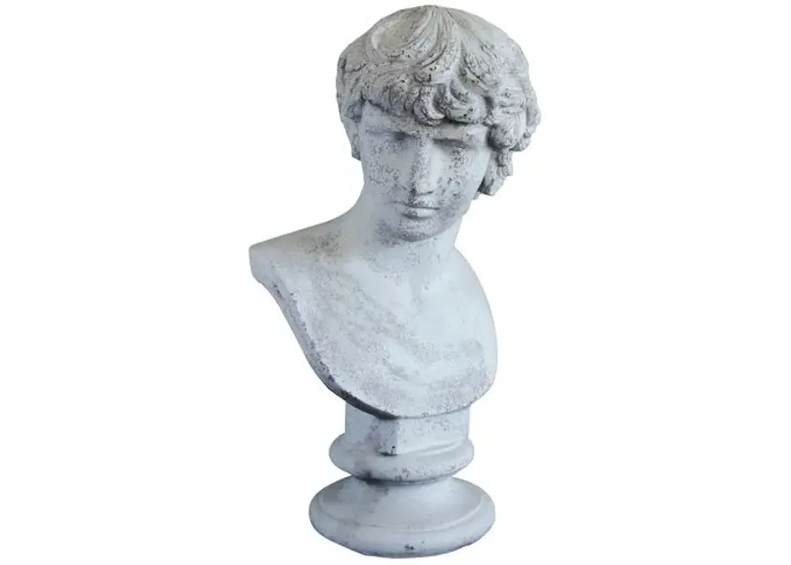 Antinous Bust - Cathedral White