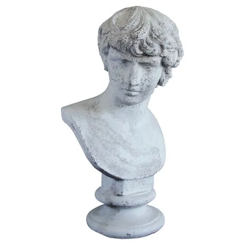 Antinous Bust - Cathedral White