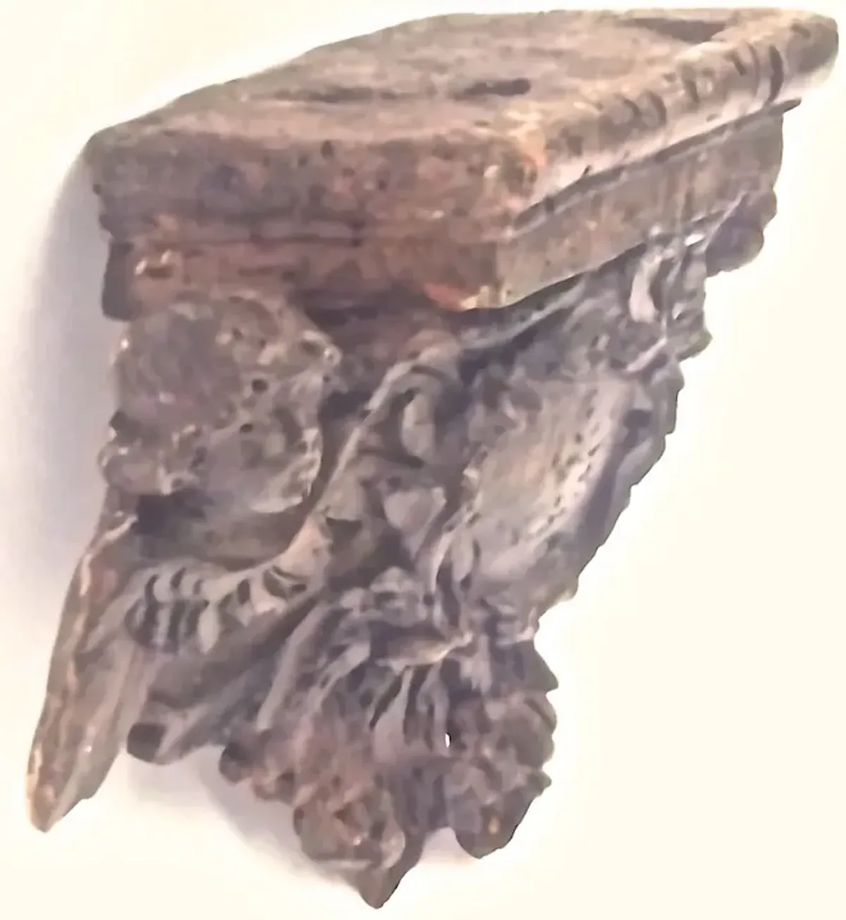 16th-C. Cherub Wall Shelf - Vermilion Designs - Brown