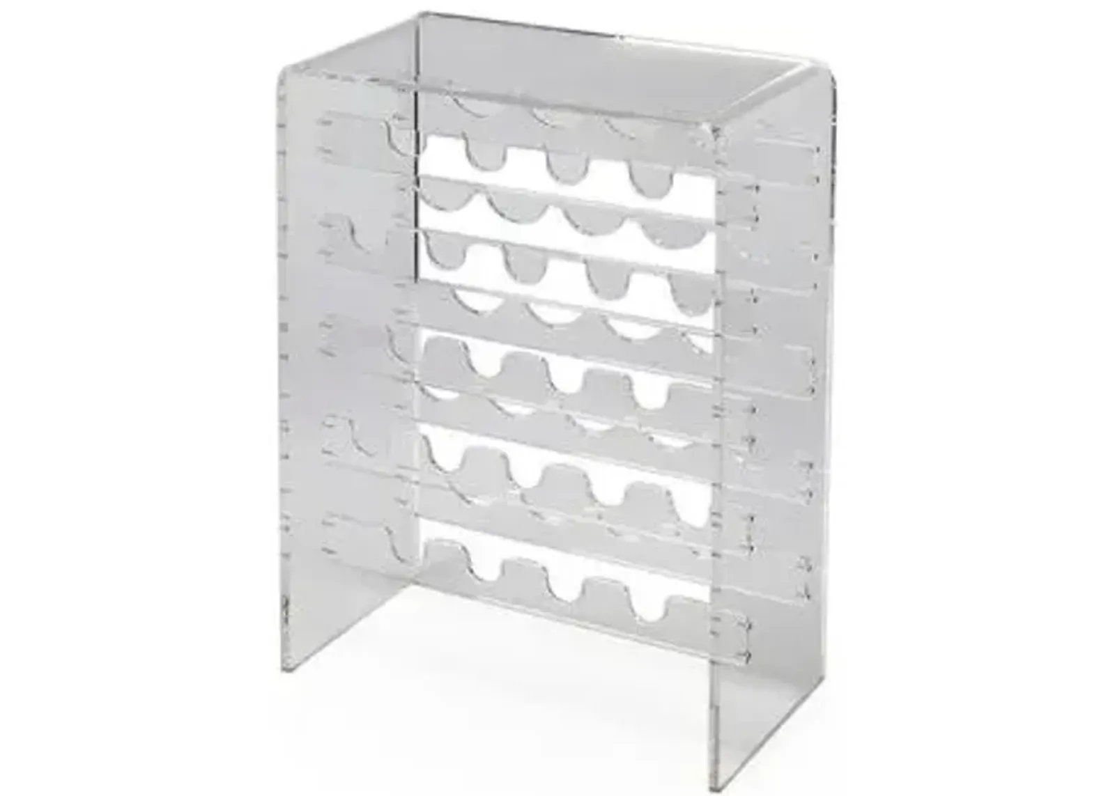 Milly Acrylic Wine Rack - Clear