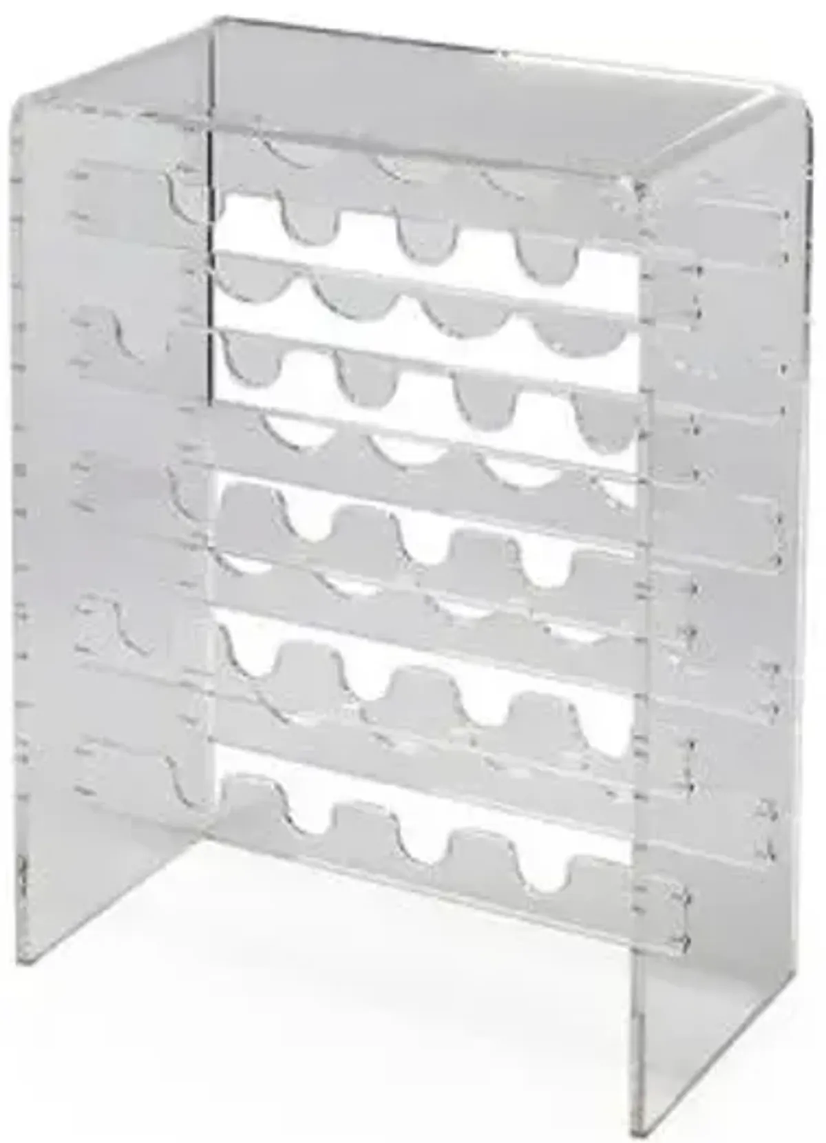 Milly Acrylic Wine Rack - Clear