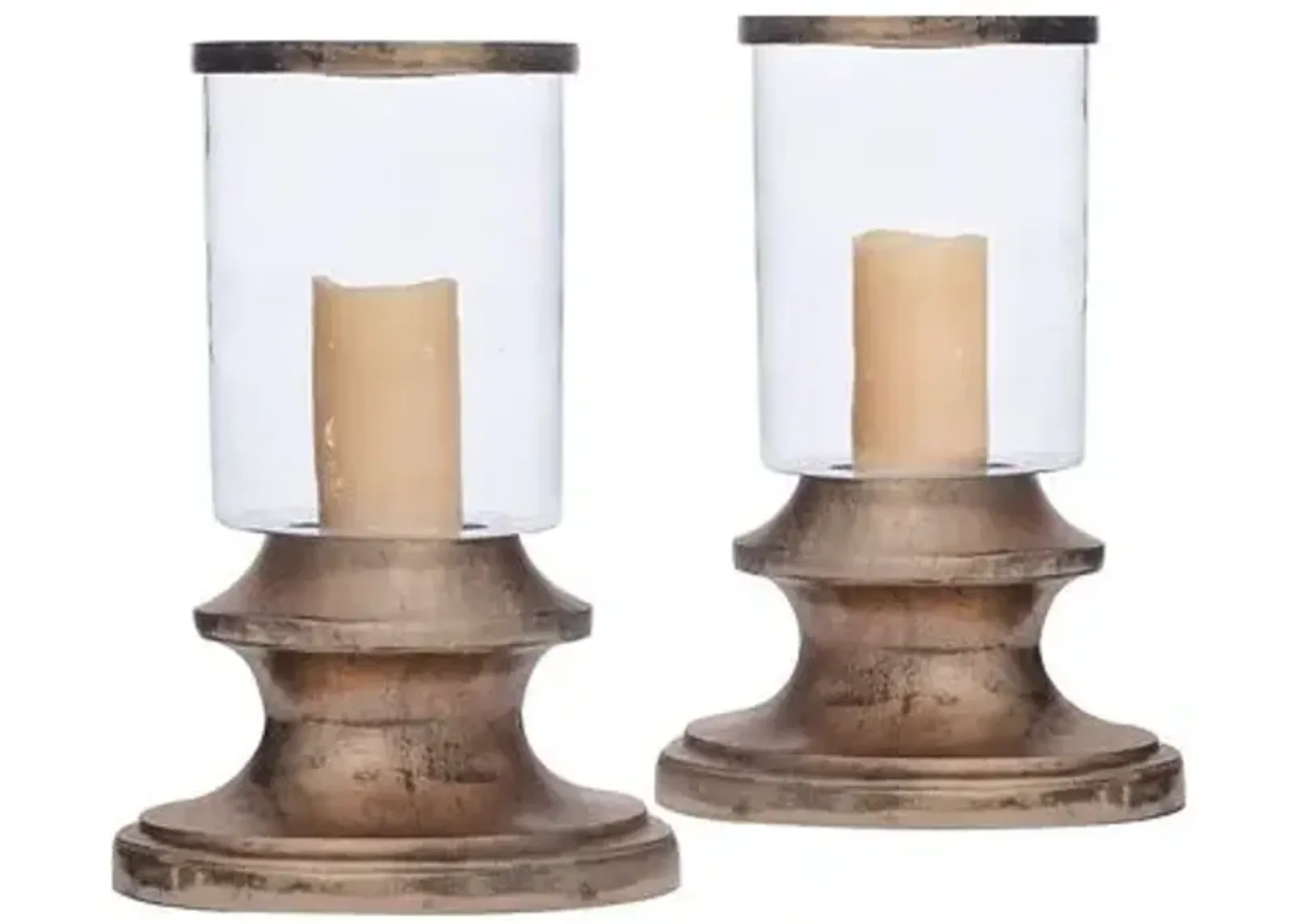 Set of 2 Berlin Hurricanes - Beige