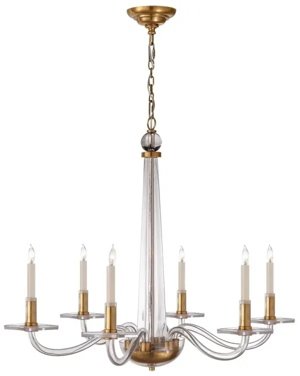 Visual Comfort - Robinson Medium Chandelier - Brass - Gold