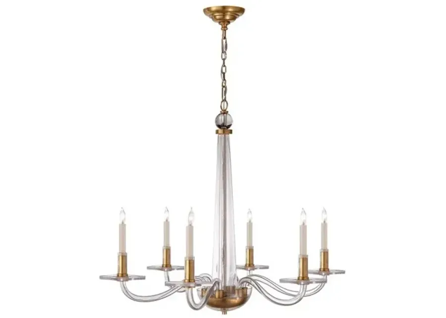 Visual Comfort - Robinson Medium Chandelier - Brass - Gold