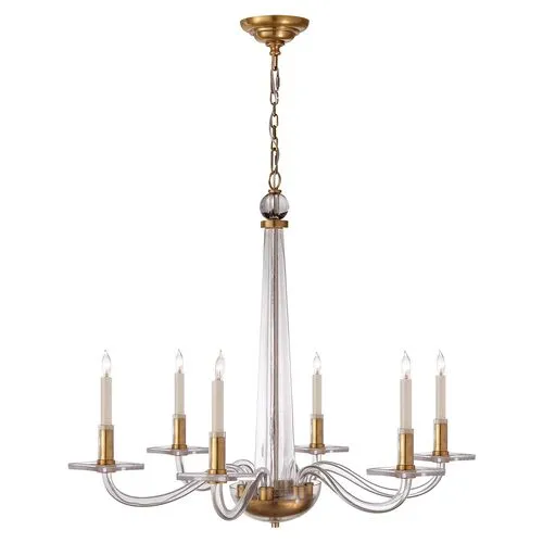 Visual Comfort - Robinson Medium Chandelier - Brass - Gold