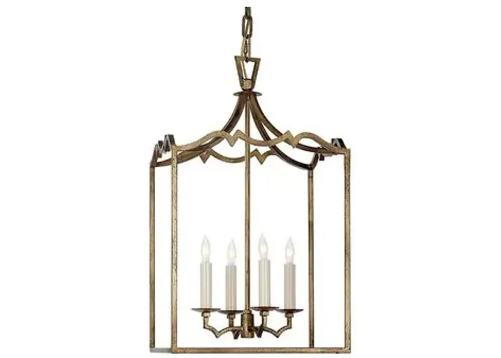 Visual Comfort - Darlana Small Fancy Lantern - Gilded Iron - Gold