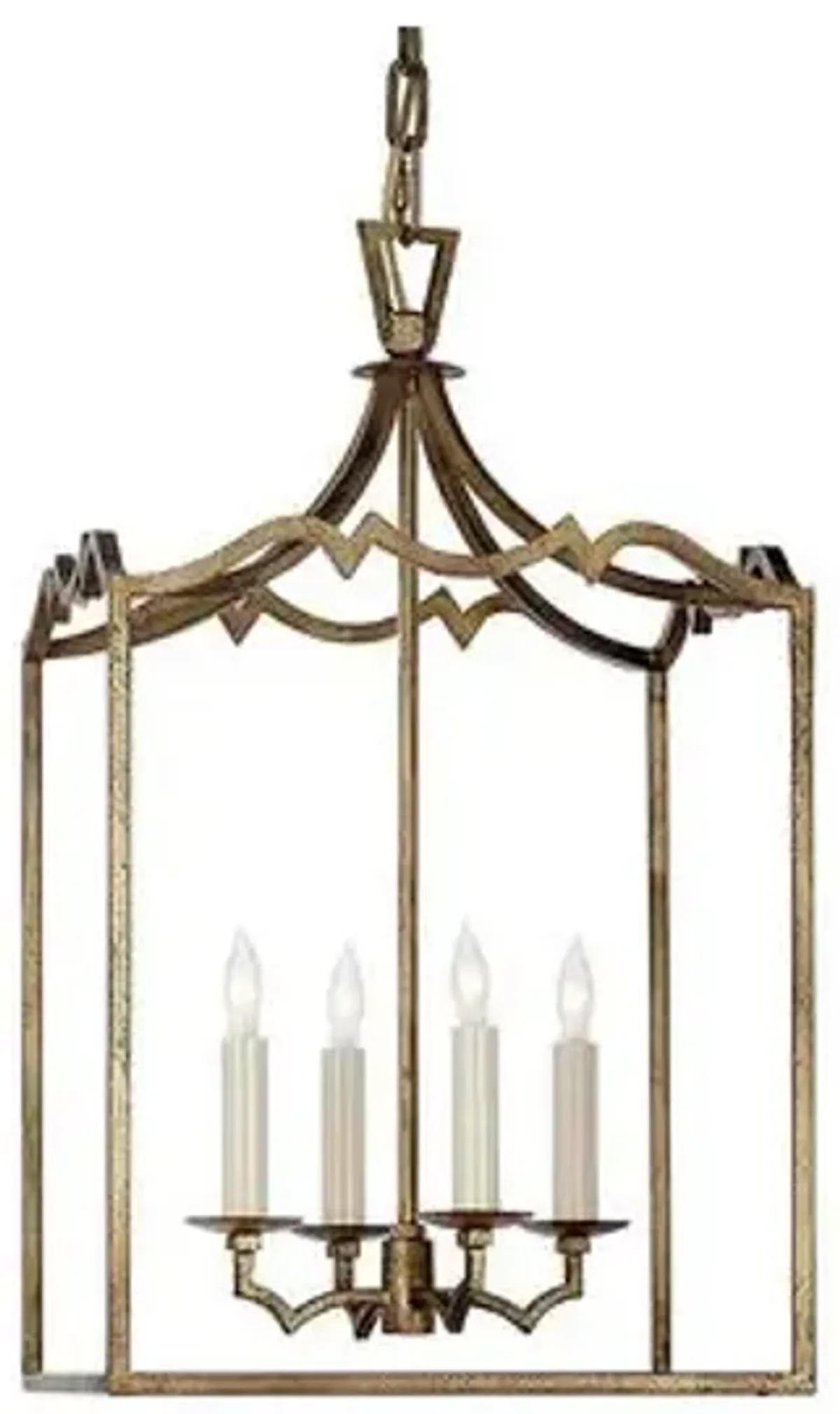 Visual Comfort - Darlana Small Fancy Lantern - Gilded Iron - Gold