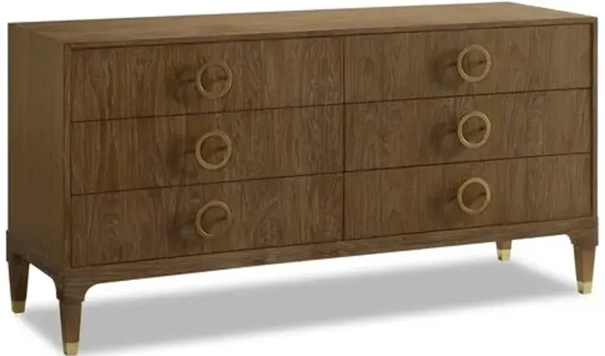 Atherton 6-Drawer Dresser - Natural - Brownstone Furniture