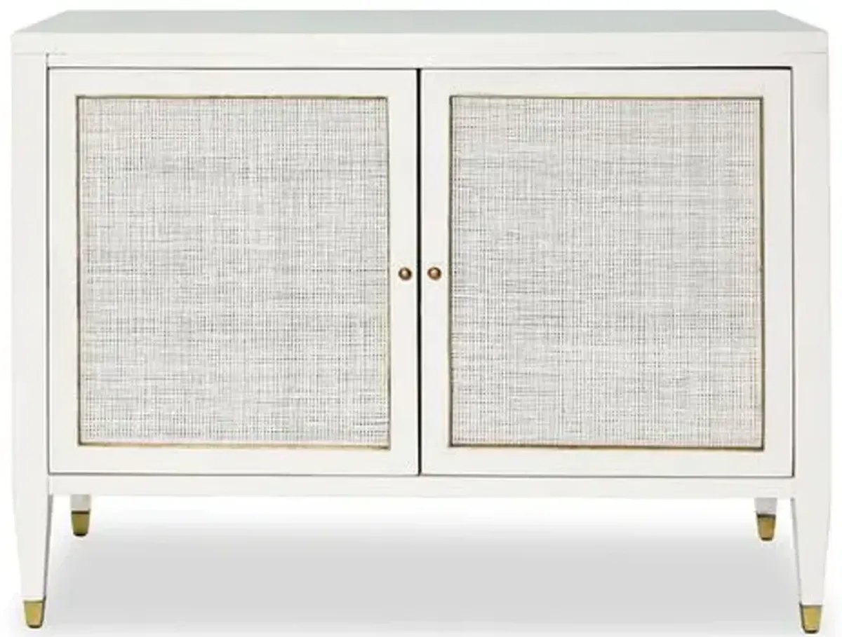 Atherton Bar Cabinet - White - Brownstone Furniture