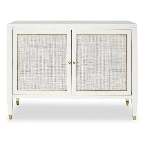 Atherton Bar Cabinet - White - Brownstone Furniture