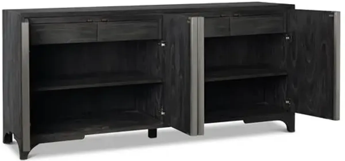 Palmer Sideboard - Mink - Brownstone Furniture - Black