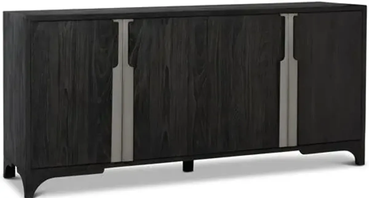 Palmer Sideboard - Mink - Brownstone Furniture - Black