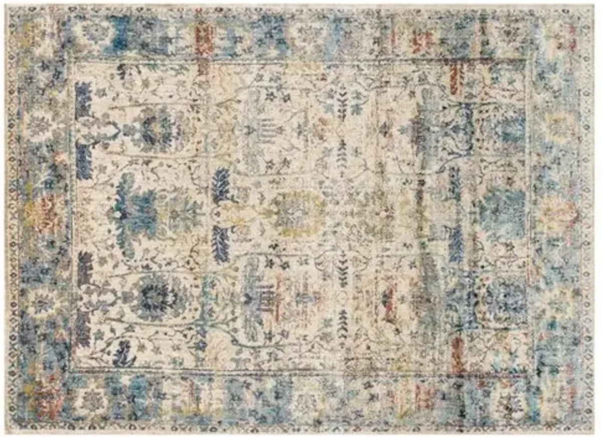 Hester Rug - Sand/Light Blue - Beige - Beige