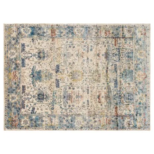 Hester Rug - Sand/Light Blue - Beige - Beige