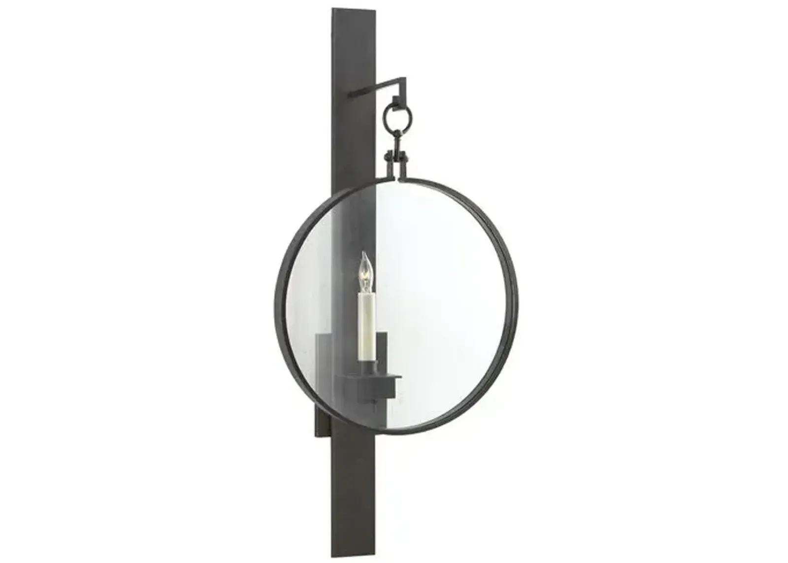 Visual Comfort - Alice Sconce - Aged Iron - Black