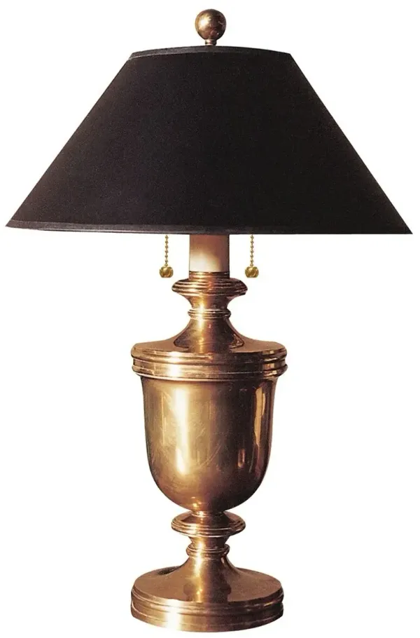Visual Comfort - Urn Table Lamp - Brass/Black