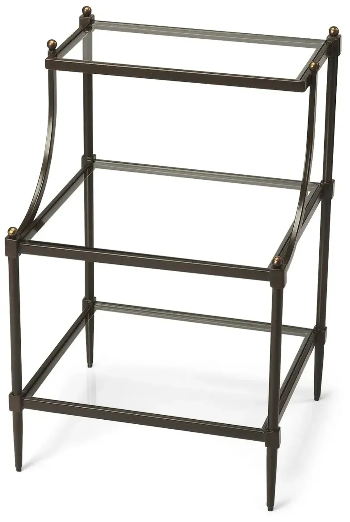 Liv Tiered Side Table, Bronze