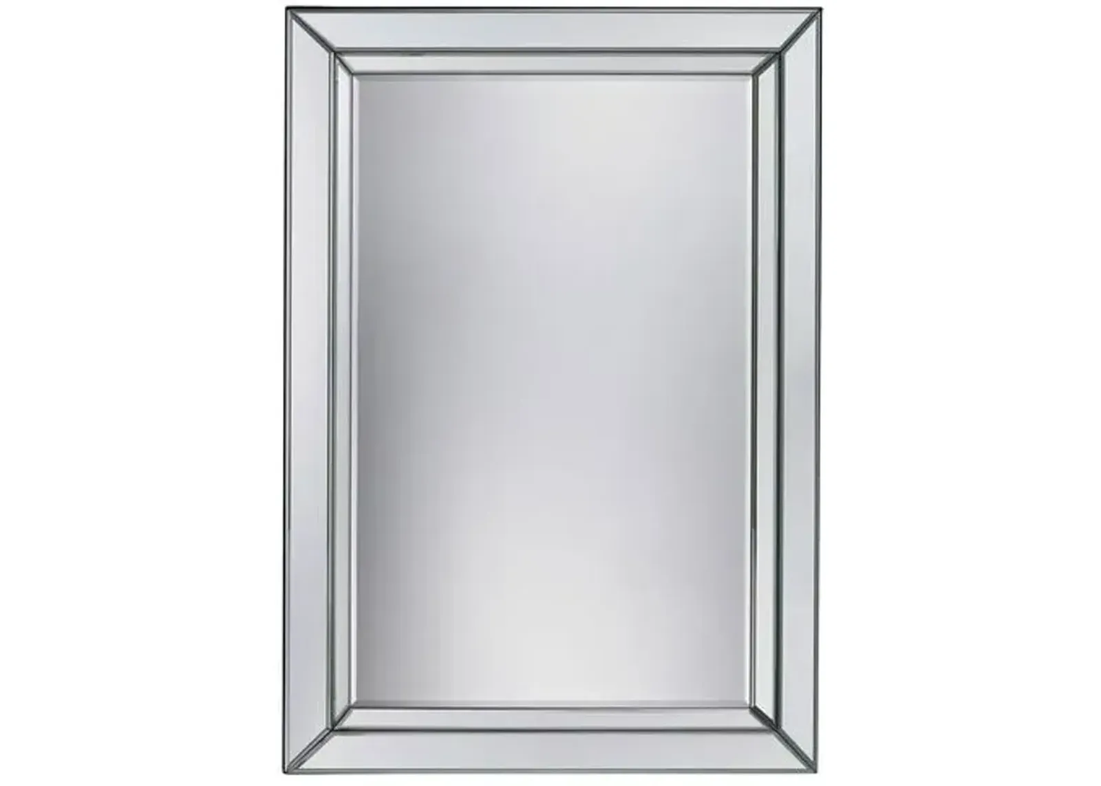 Arriba Rectangular Wall Mirror - Mirrored