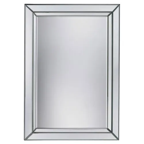 Arriba Rectangular Wall Mirror - Mirrored