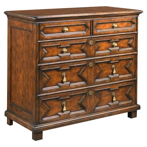 Moorcroft 40" Dresser - Sienna/Honey - Brown