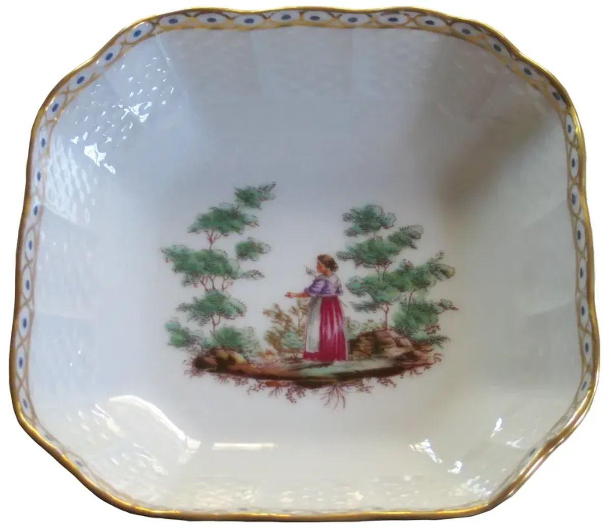 Ginori Gilt Porcelain        Tray