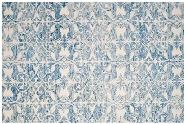 Johnstown Rug - Dark Blue/Ivory - Blue