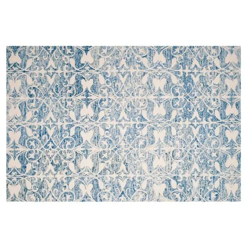 Johnstown Rug - Dark Blue/Ivory - Blue