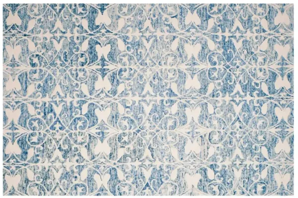 Johnstown Rug, Dark Blue/Ivory