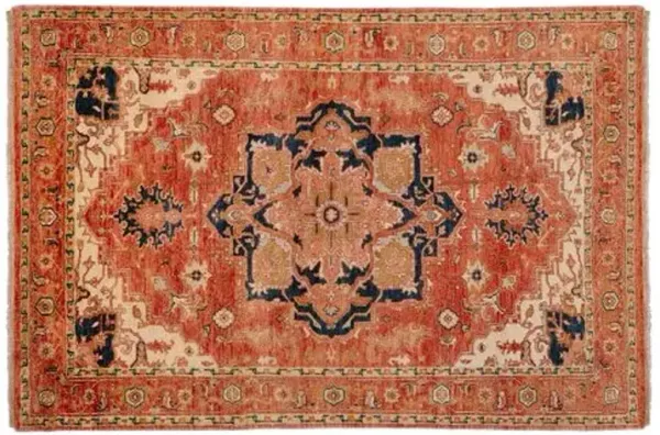 Zeus Rug - Rust/Beige - Orange - Orange