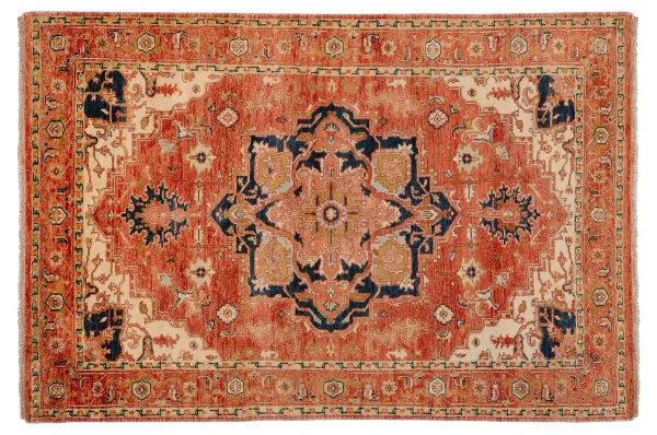 Zeus Rug, Rust/Beige