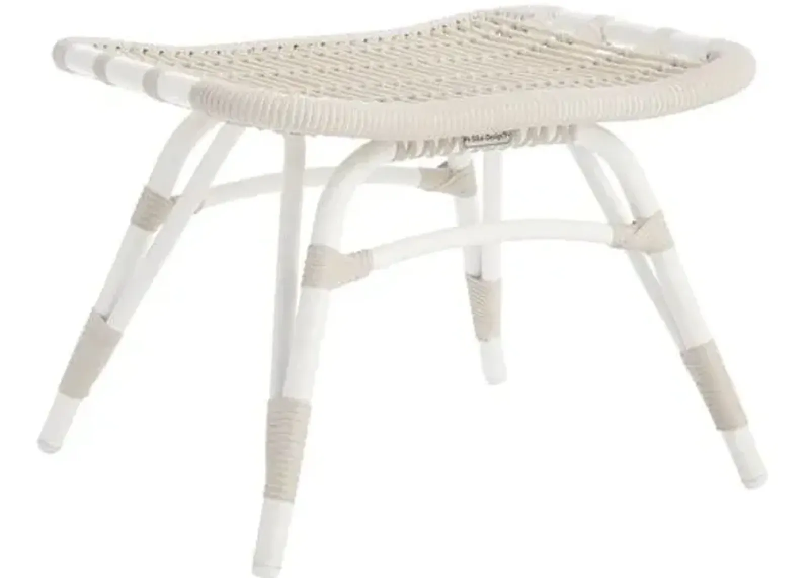 Monet Outdoor Ottoman - Dove White - Sika Design