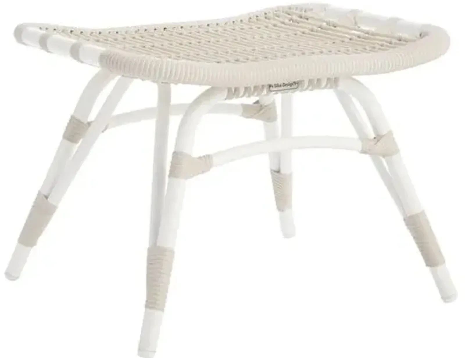 Monet Outdoor Ottoman - Dove White - Sika Design